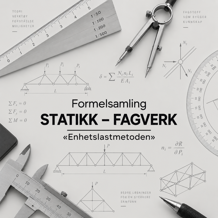Formelsamling Statikk - Fagverk «Enhetslastmetoden»