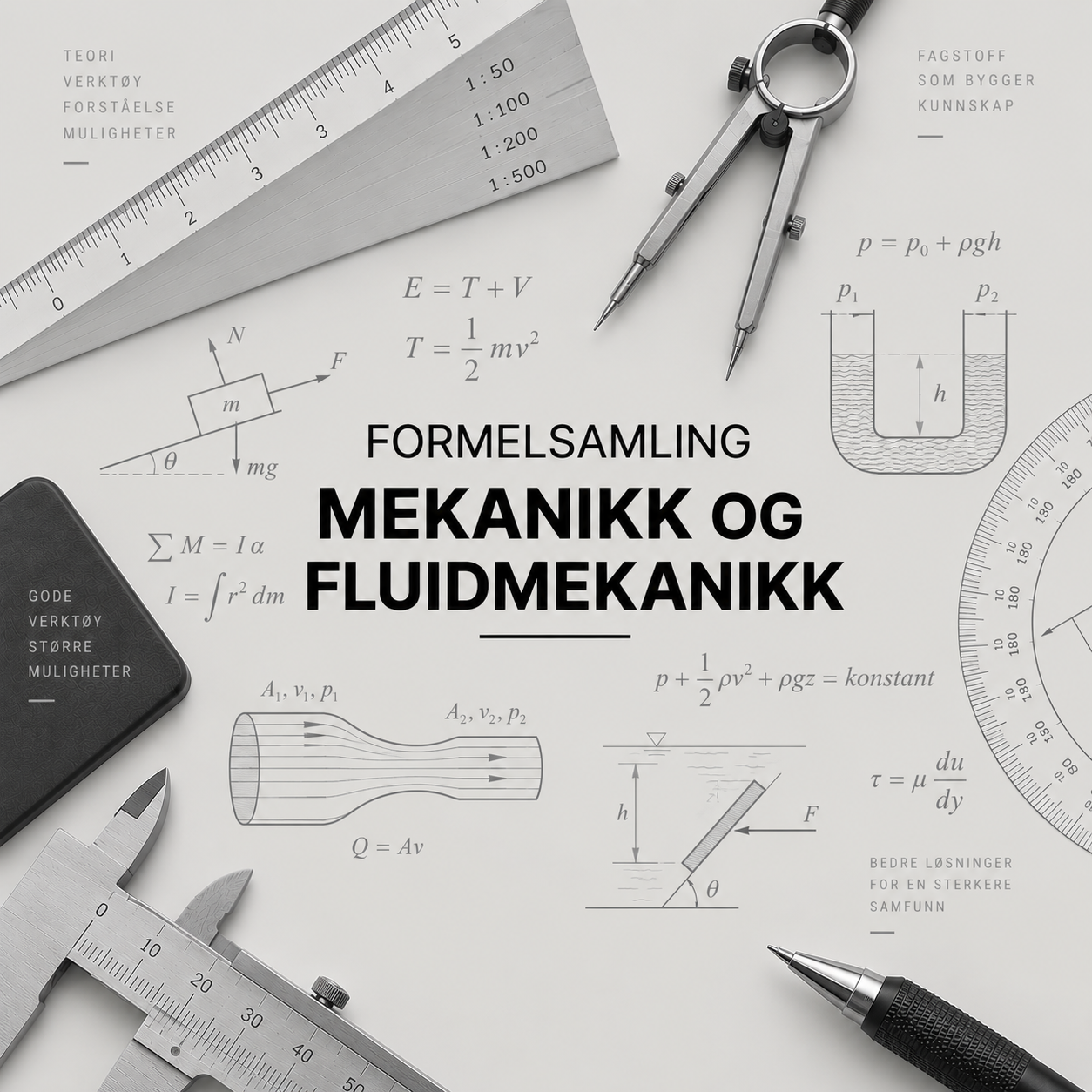 Formelsamling - Mekanikk Og Fluidmekanikk